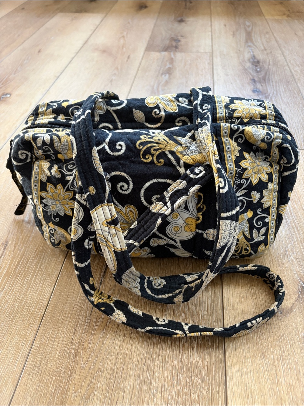Vera Bradley YELLOW BIRD Purse Shoulder Bag Made in USA